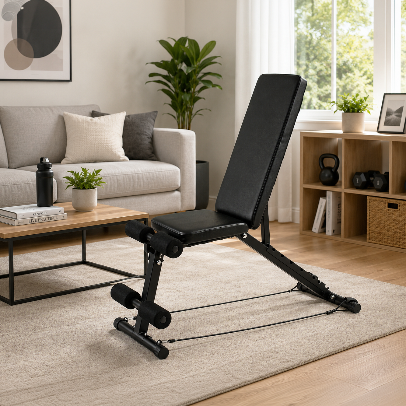 Banc de Musculation Pliable 120 Kg