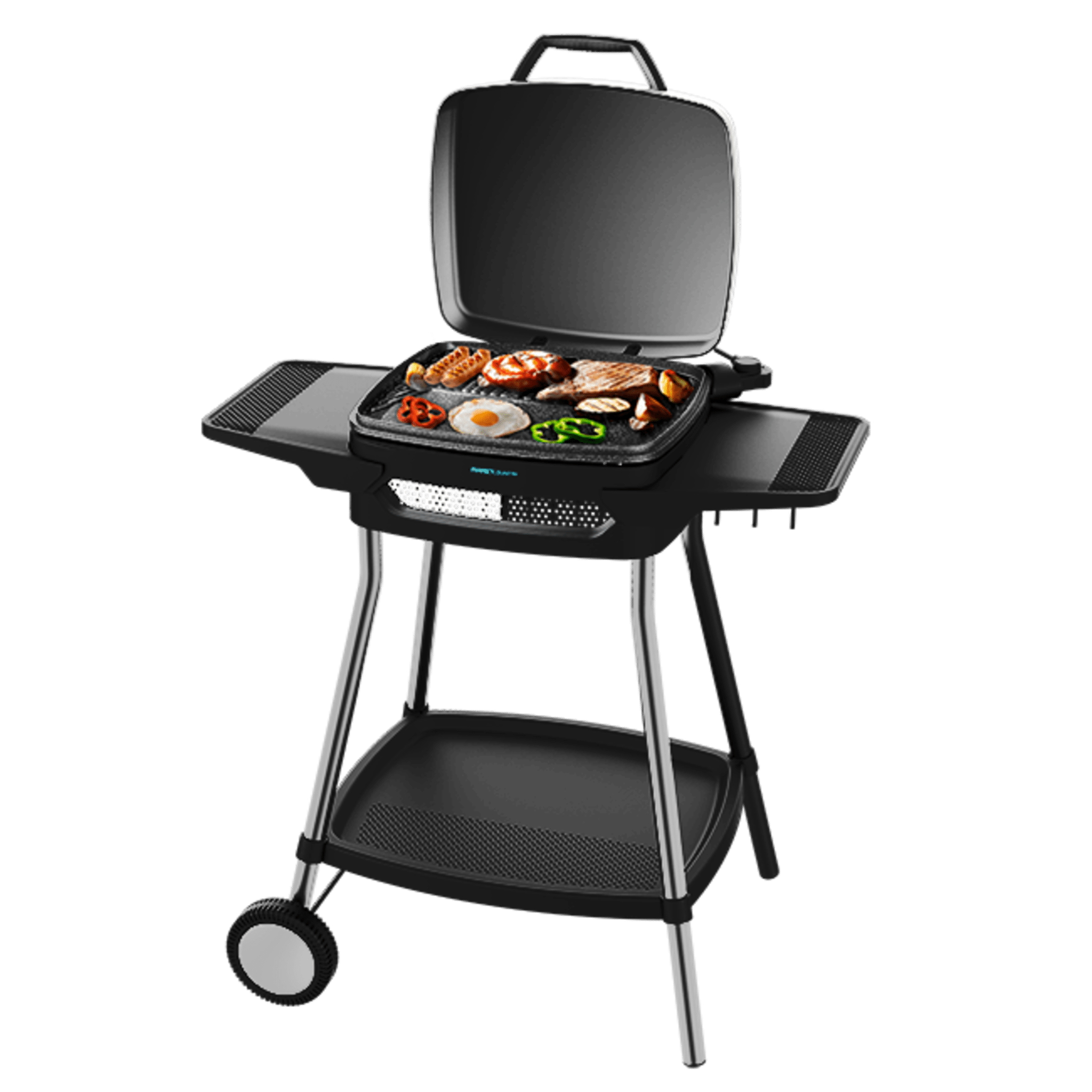 Cecotec Barbecue Elettrico PerfectCountry 2000 EasyMove PowerGrill Resistenza Integrata