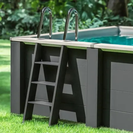 Piscina elevada de compósito Gre retangular KPCOR46T (455 × 315 × 126 cm)