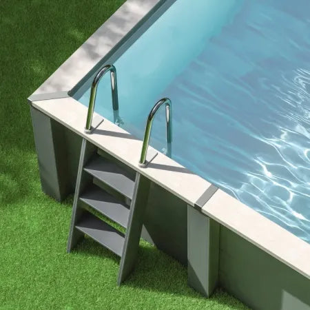 Piscina sopraelevata in composito Gre rettangolare KPCOR2814T (315 × 175 × 96 cm)