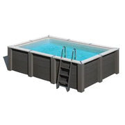 Piscina elevada de compósito Gre retangular KPCOR46T (455 × 315 × 126 cm)
