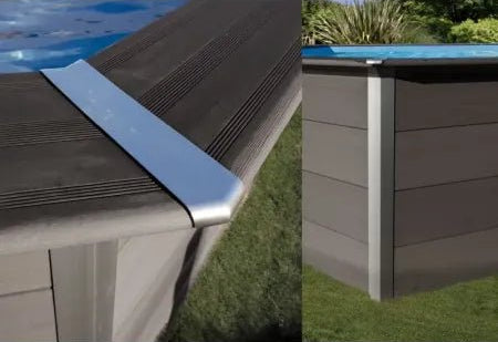 Piscina de Composite Gre Avantgarde Ovalada 804x386x124 - BricoandPool