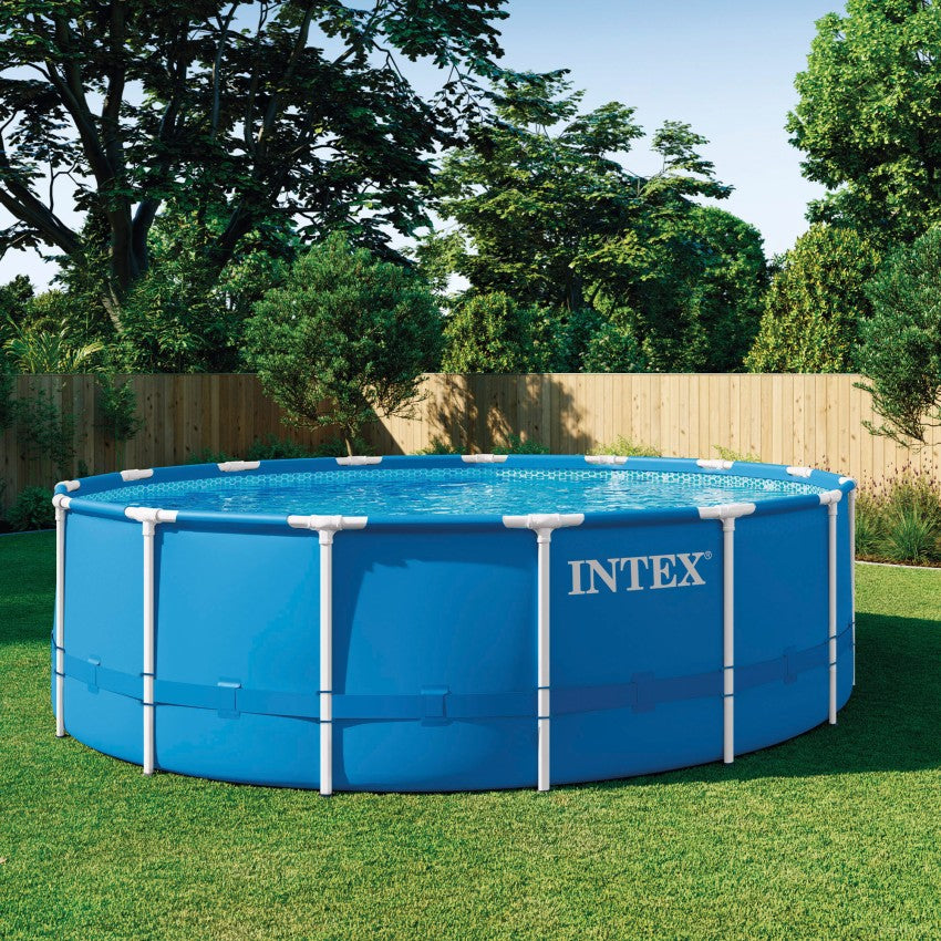 Intex Piscina Smontabile Metal Frame Circolare 457x122 cm 3785L