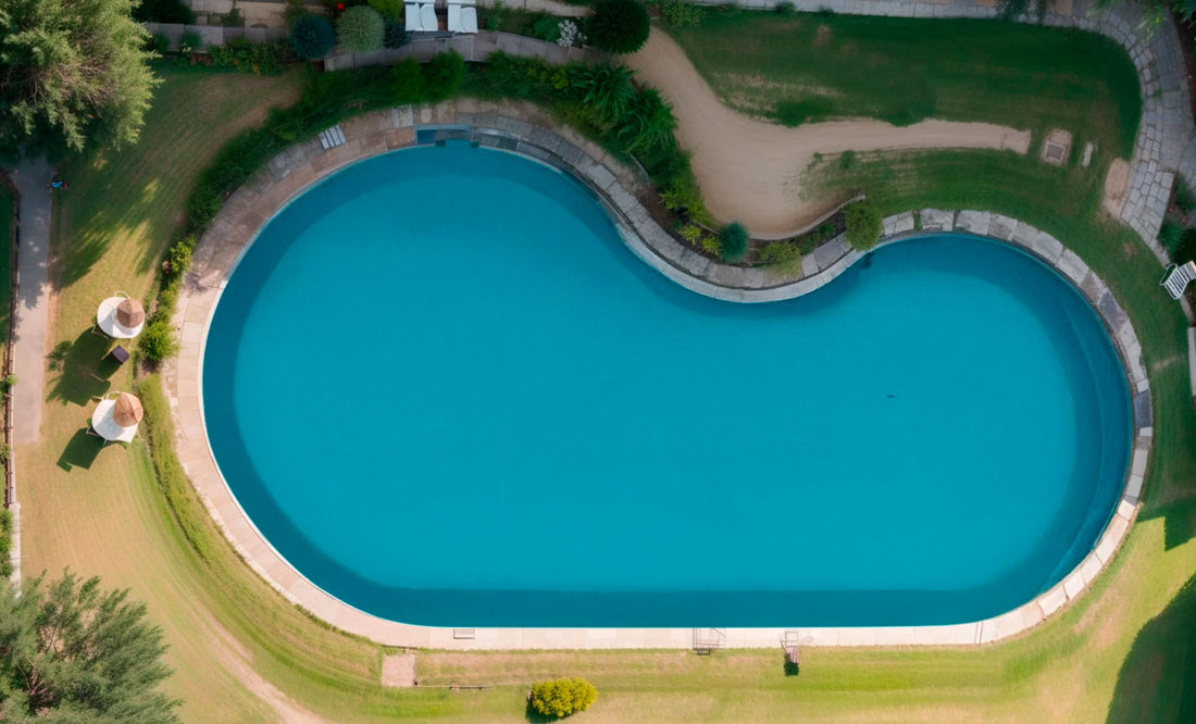 Piscina a forma di rene