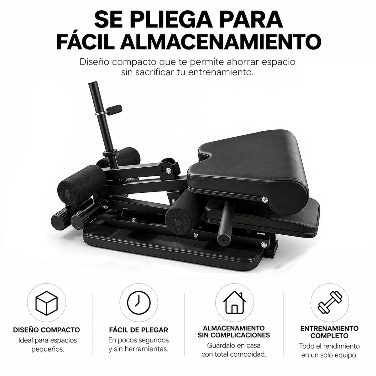 Banco De Musculación Plegable 2 En 1 Scott 120 Kg