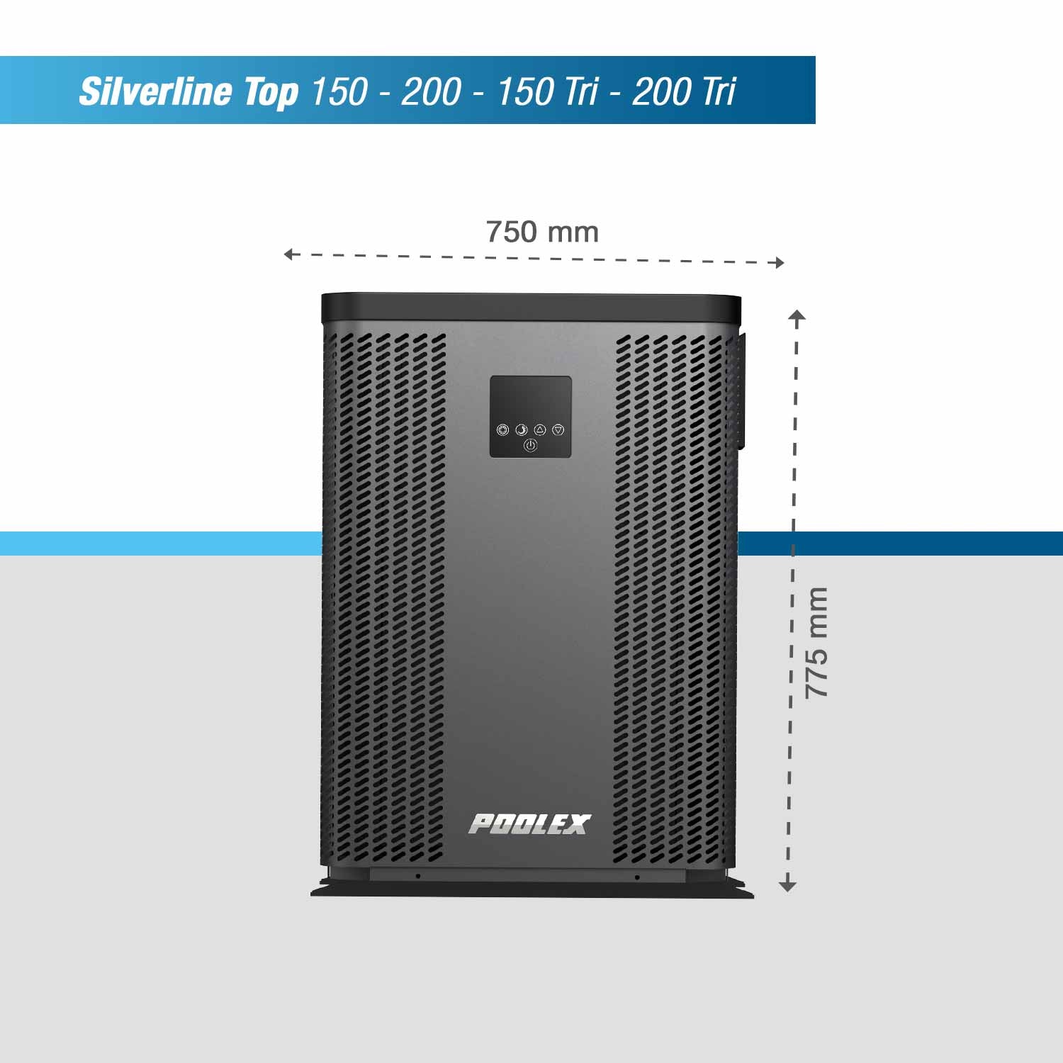 Poolex - Bomba de calor Silverline Top - BricoandPool
