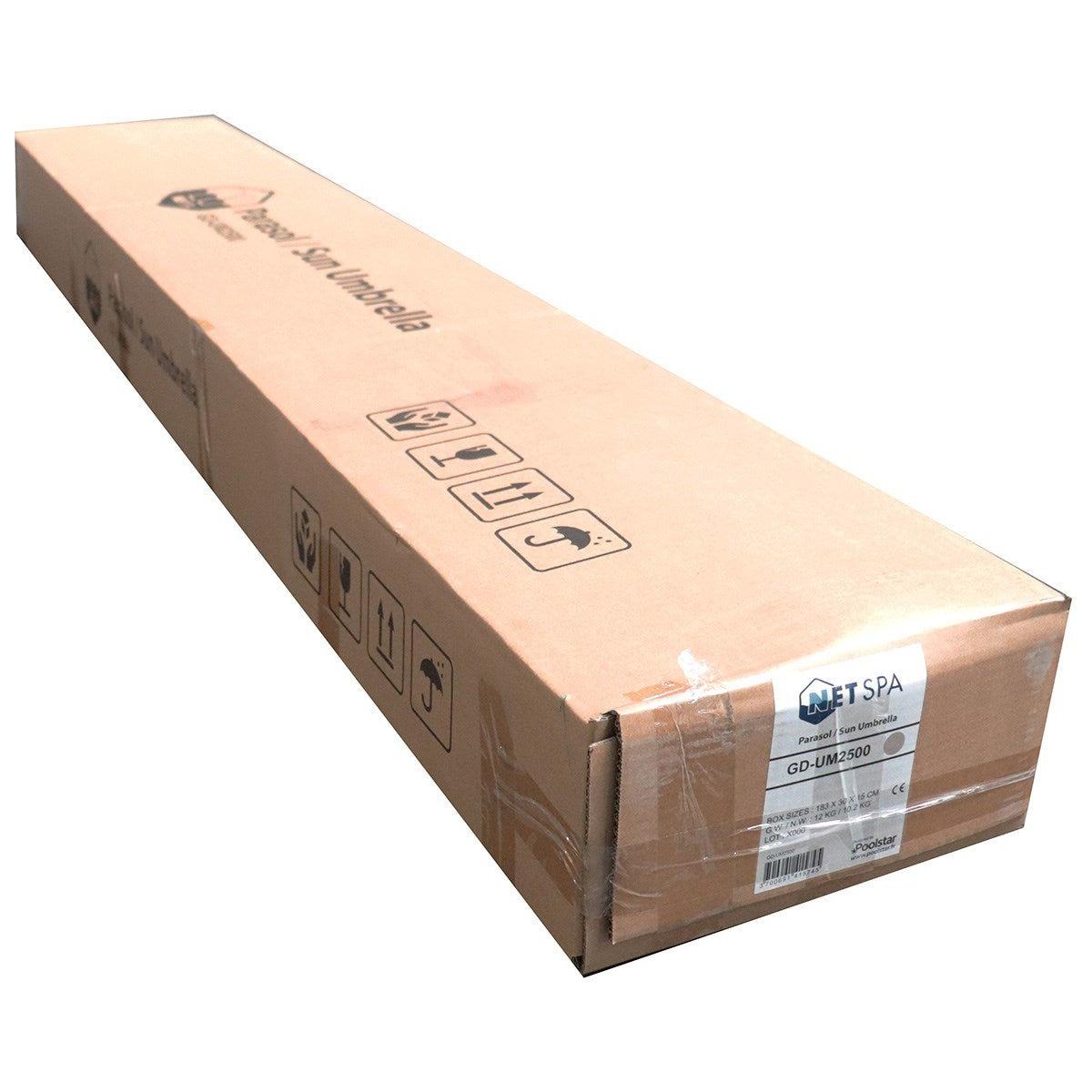 Poolstar - Paraguas 250 cm Beige - BricoandPool