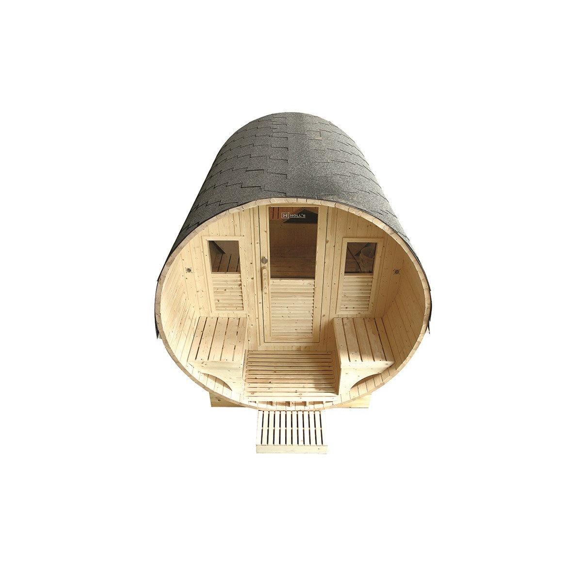 Poolstar - Sauna Gaïa Luna - Paquete de accesorios incluido - BricoandPool