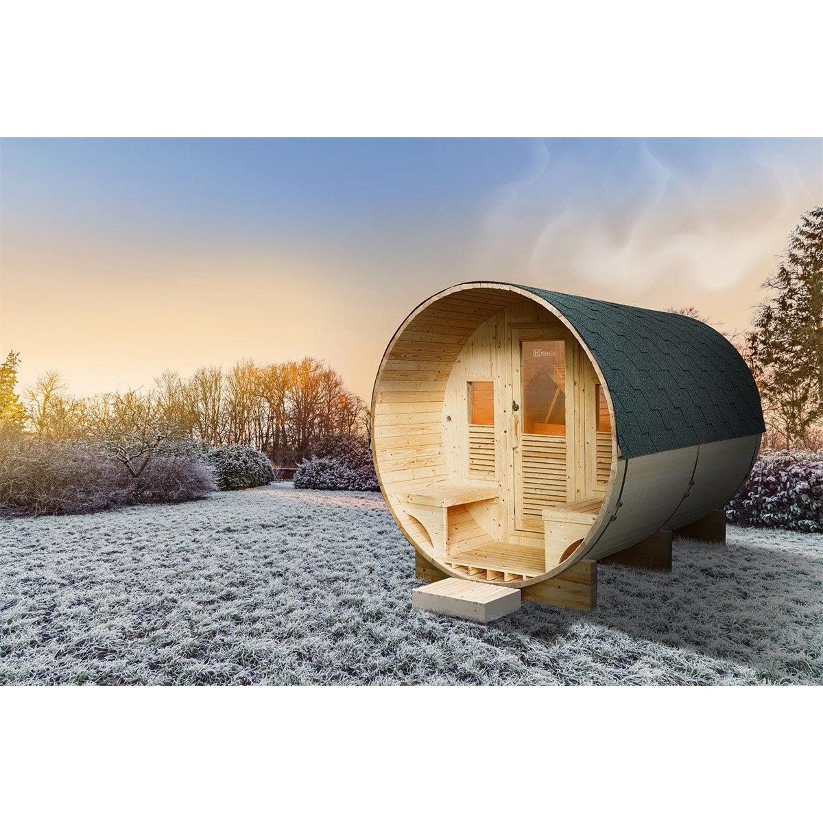 Poolstar - Sauna Gaïa Luna - Paquete de accesorios incluido - BricoandPool
