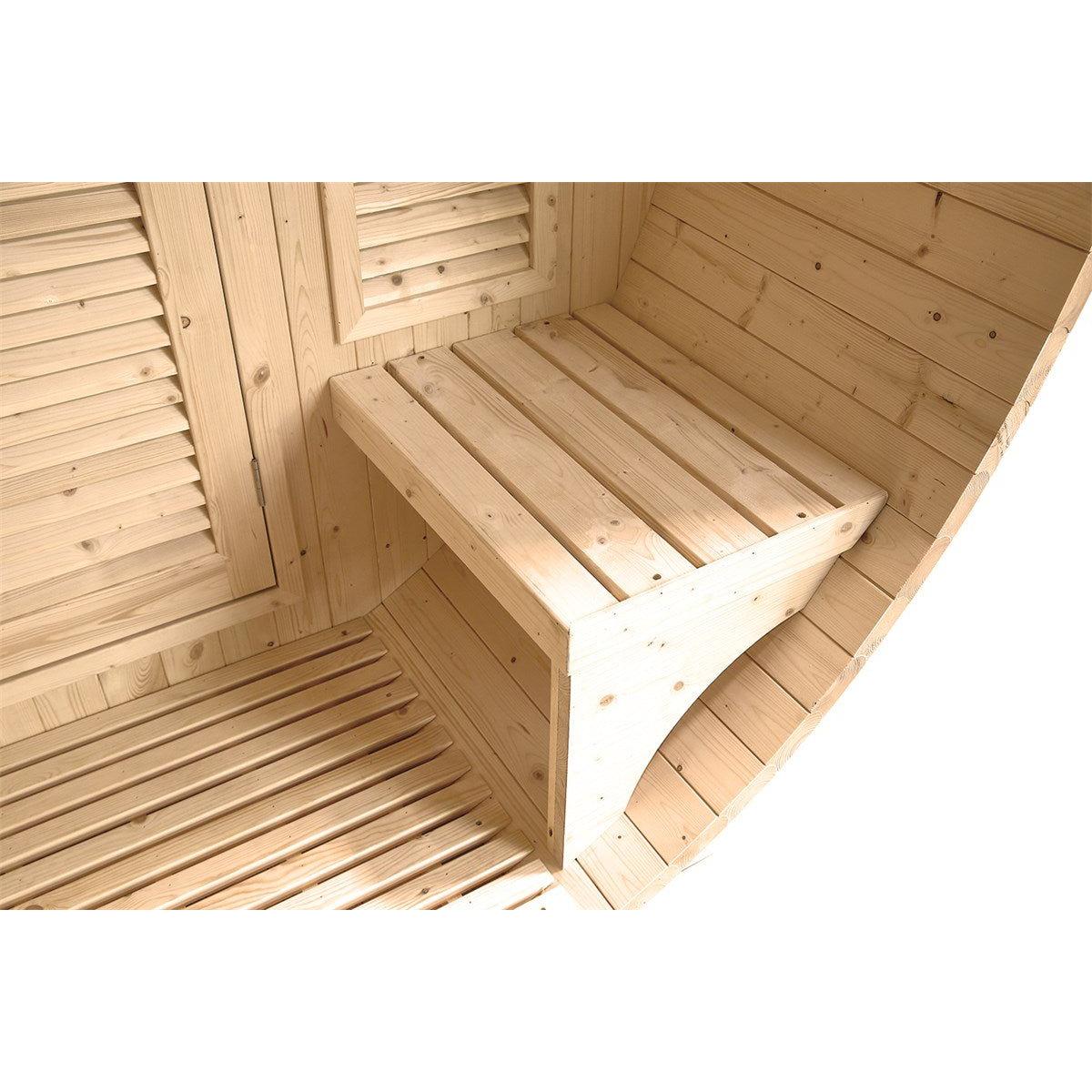 Poolstar - Sauna Gaïa Luna - Paquete de accesorios incluido - BricoandPool