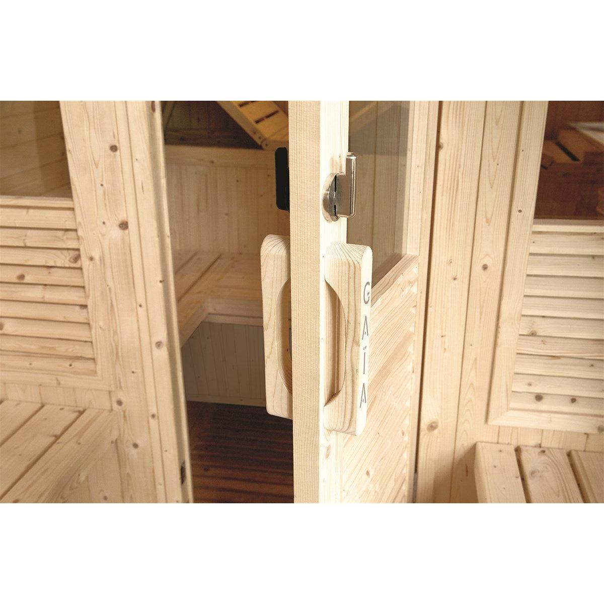 Poolstar - Sauna Gaïa Luna - Paquete de accesorios incluido - BricoandPool