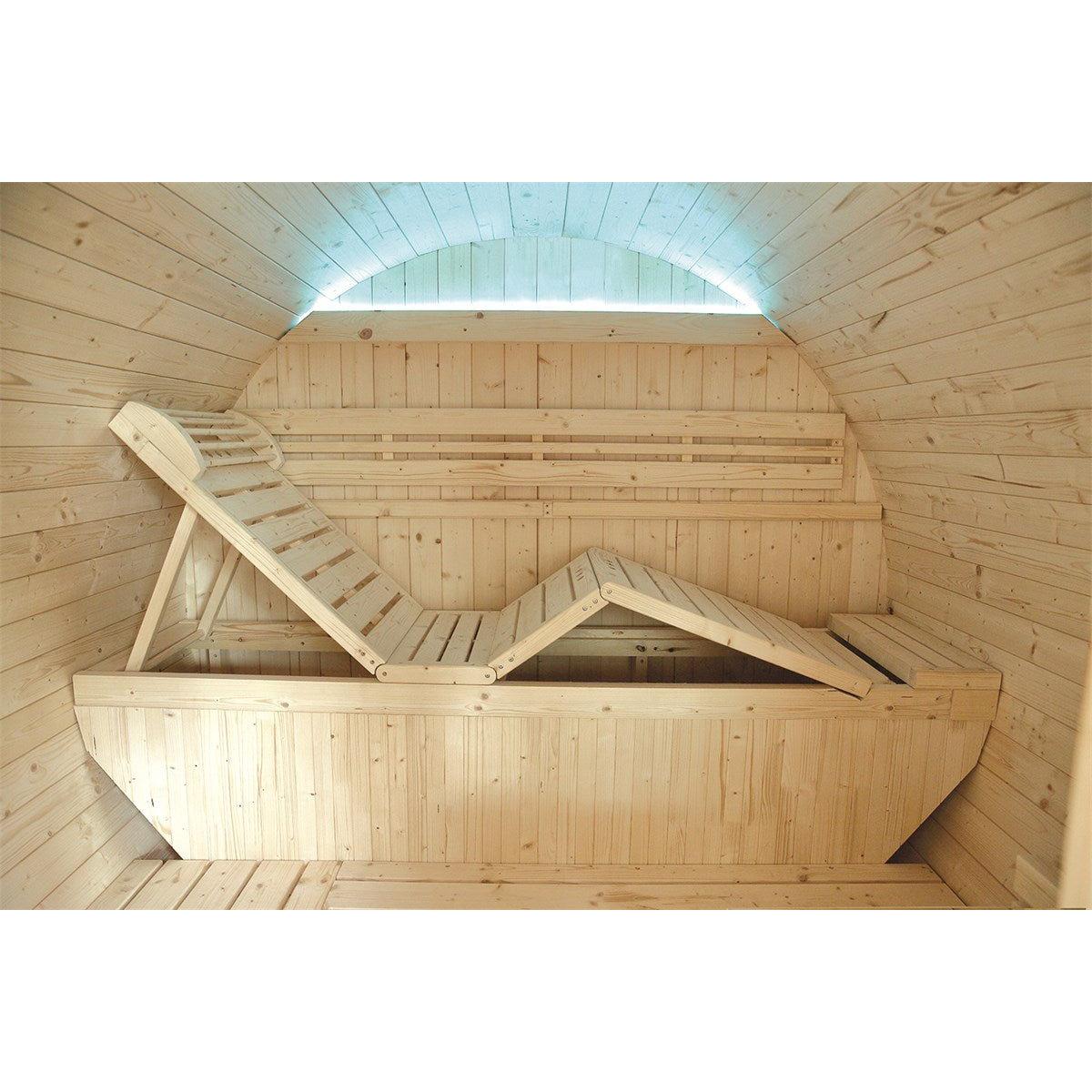 Poolstar - Sauna Gaïa Luna - Paquete de accesorios incluido - BricoandPool