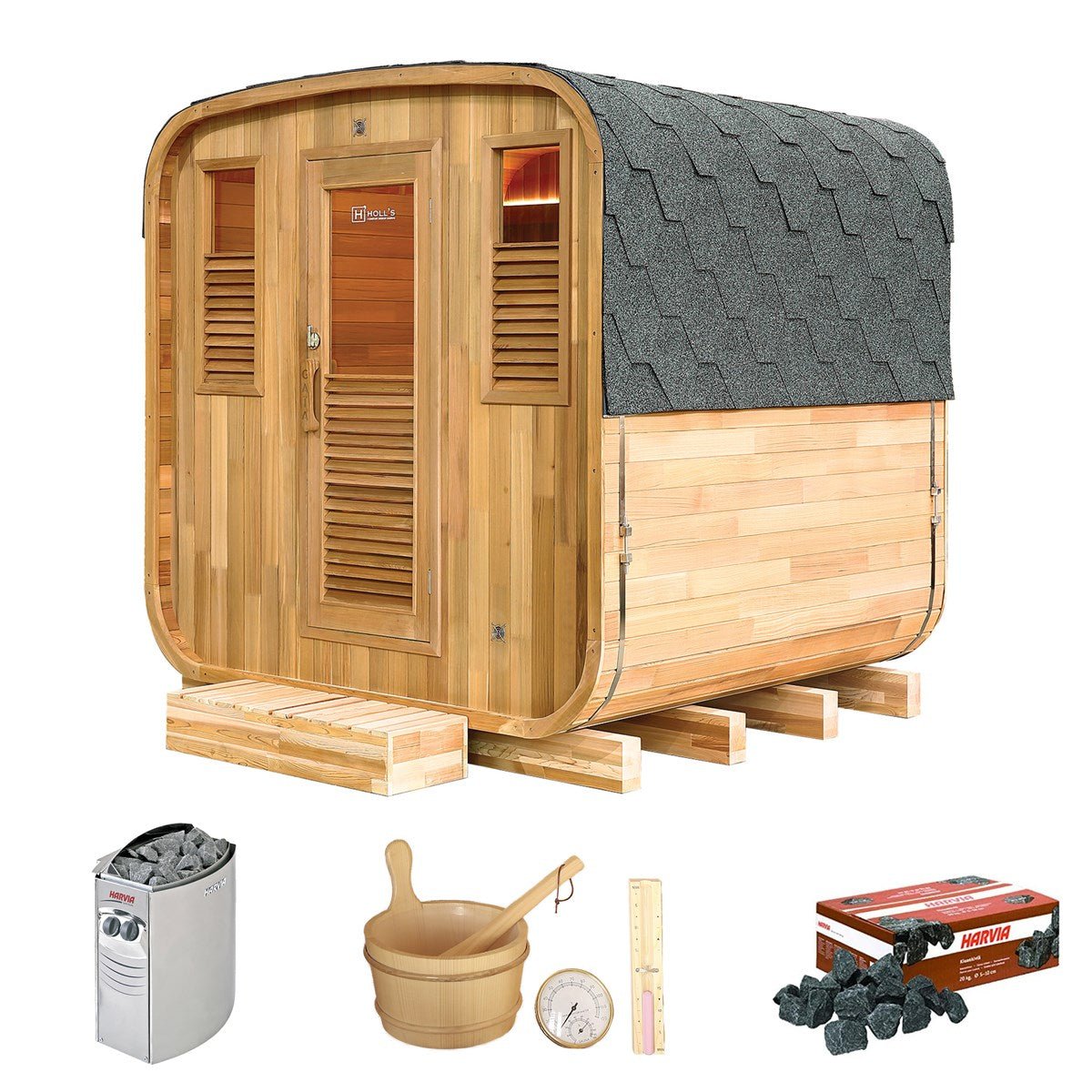 Poolstar - Sauna Gaïa Nova - Abeto - BricoandPool