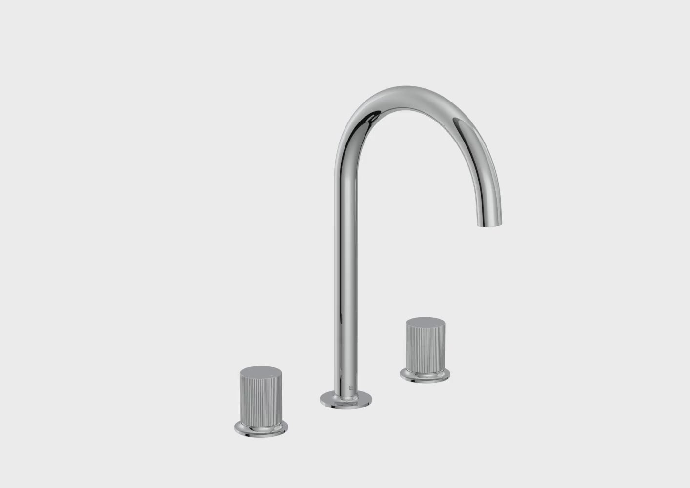 Carica video: Roca - mixer bimando per lavello con manici a scaffali a strisce cromate, NU A5A3E3FC00