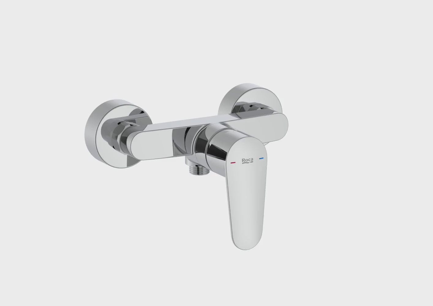 Carregar vídeo: Roca - Mixer Mixer Outdoor para chuveiro Victoria PLUS A5A204FC00