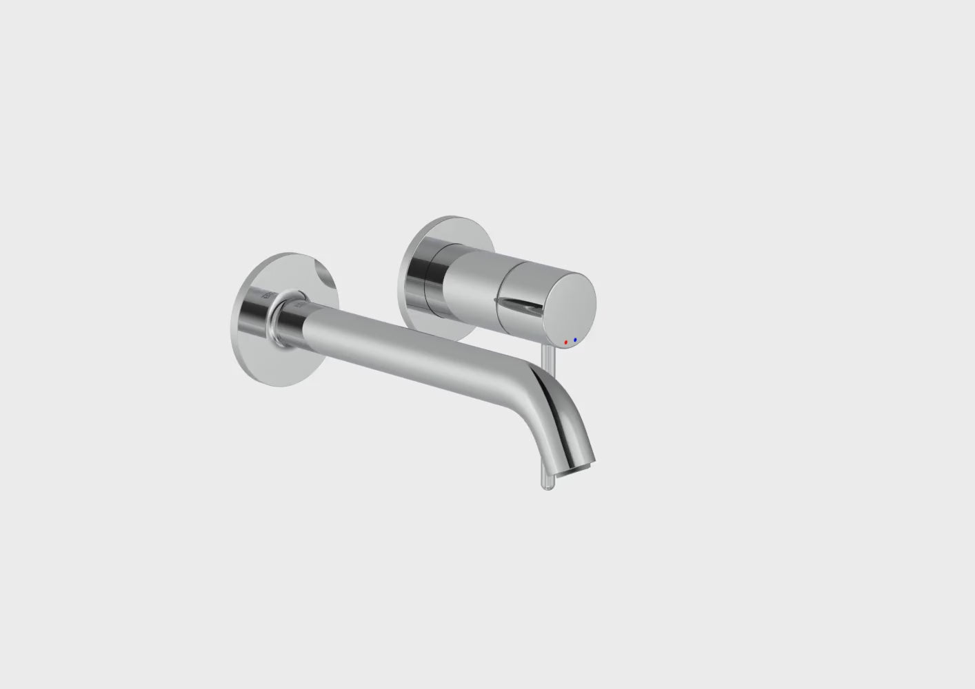 Charger la vidéo : Roca - Moux de mélangeur construit pour Chrome Sinie, NU A5A353FC00