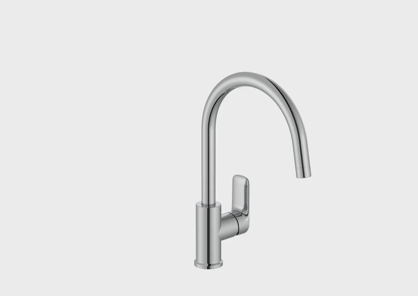 Carica video: Roca - Mixer da cucina con pipa spugna Chrome Creek A5A846EC00