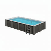 Piscina sopraelevata in composito Gre rettangolare KPCOR60T (595 × 315 × 126 cm)