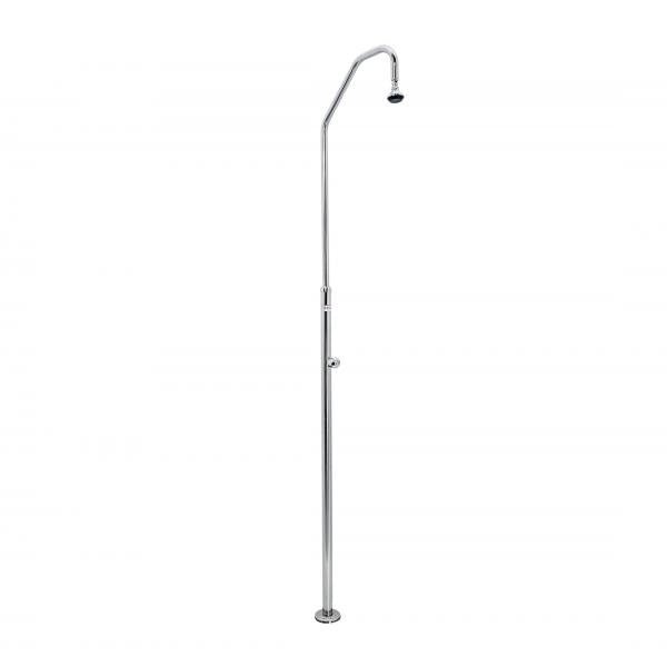 QP - Ducha 1 Brazo 43 ø INOX - BricoandPool