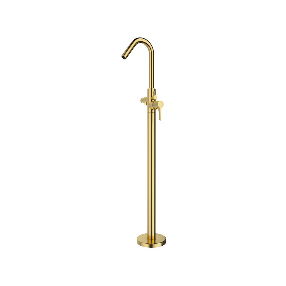 Ramon Soler - Adagio, columna monomando para bañera, oro cepillado - BricoandPool
