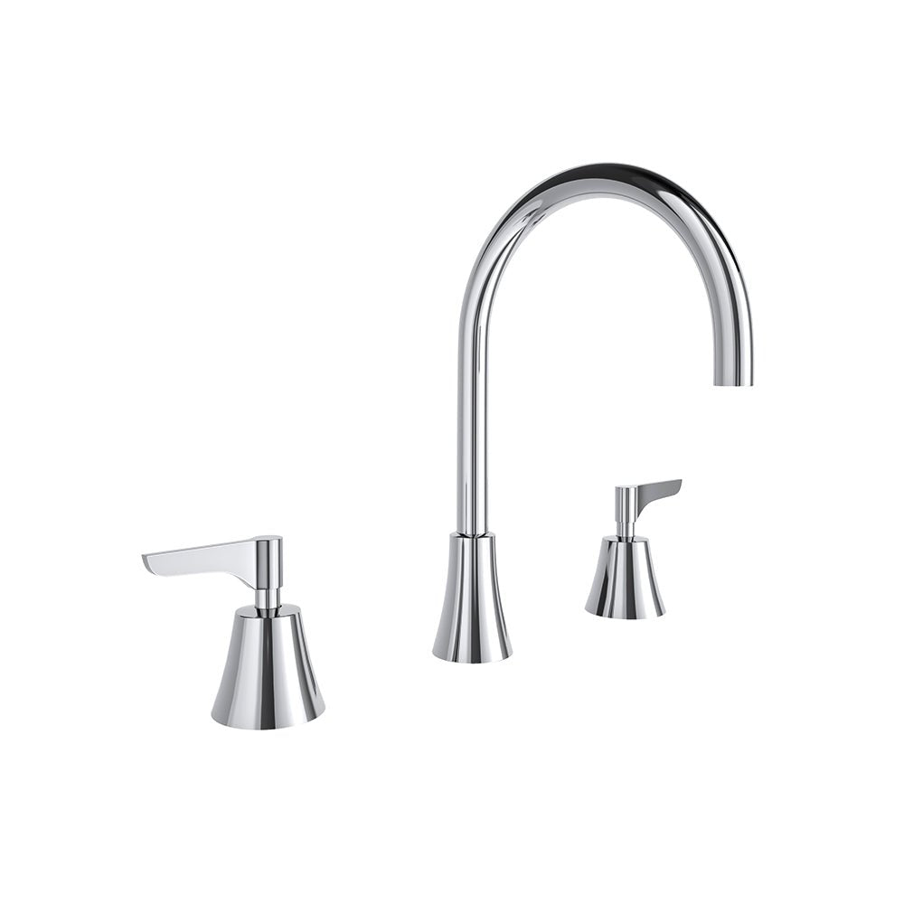 Ramon Soler - Adagio, fregadero de repisa con caño giratorio de 170mm, cromo - BricoandPool