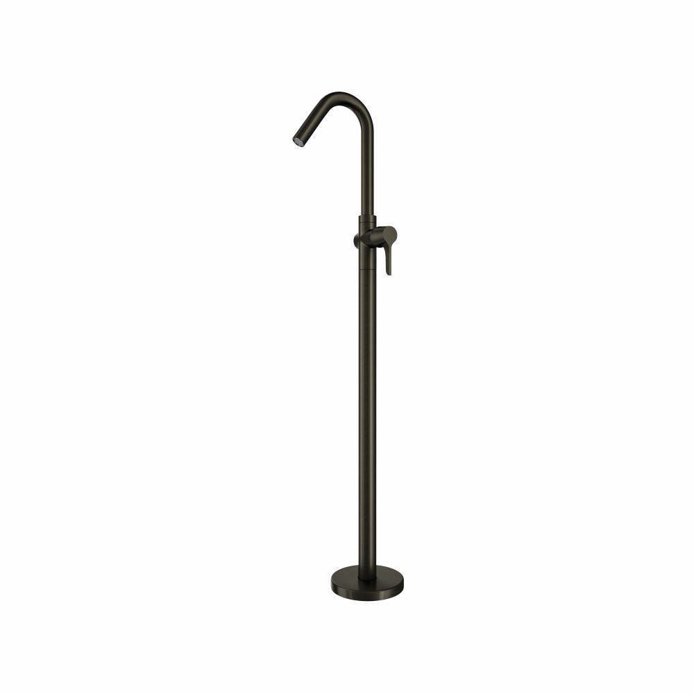 Ramon Soler - Adagio, monomando lavabo de columna, grafito - BricoandPool