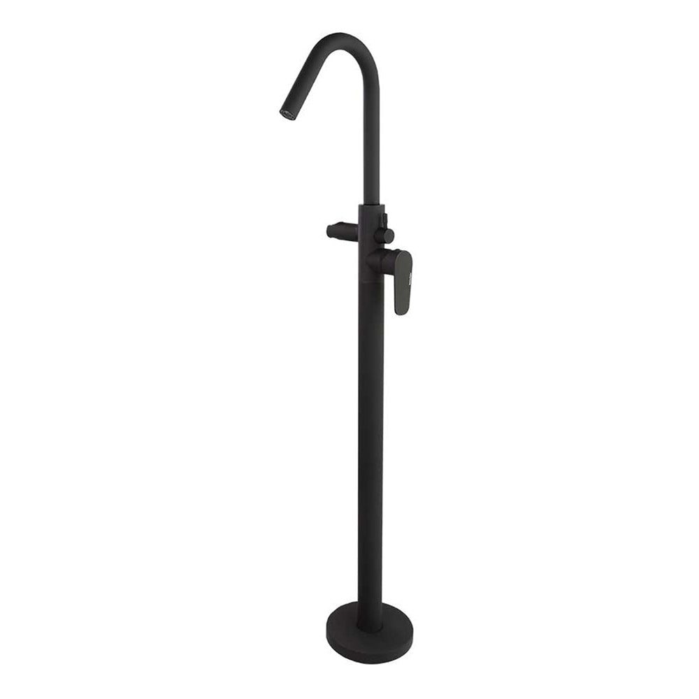 Ramon Soler - Alexia, columna monomando para bañera, negro mate - BricoandPool