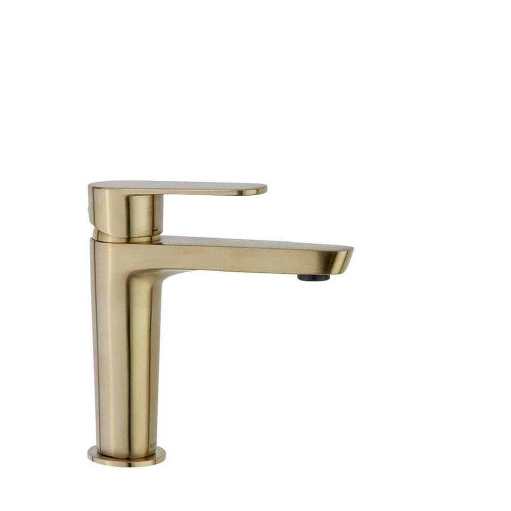 Ramon Soler - Alexia, monomando de lavabo, oro cepillado - BricoandPool