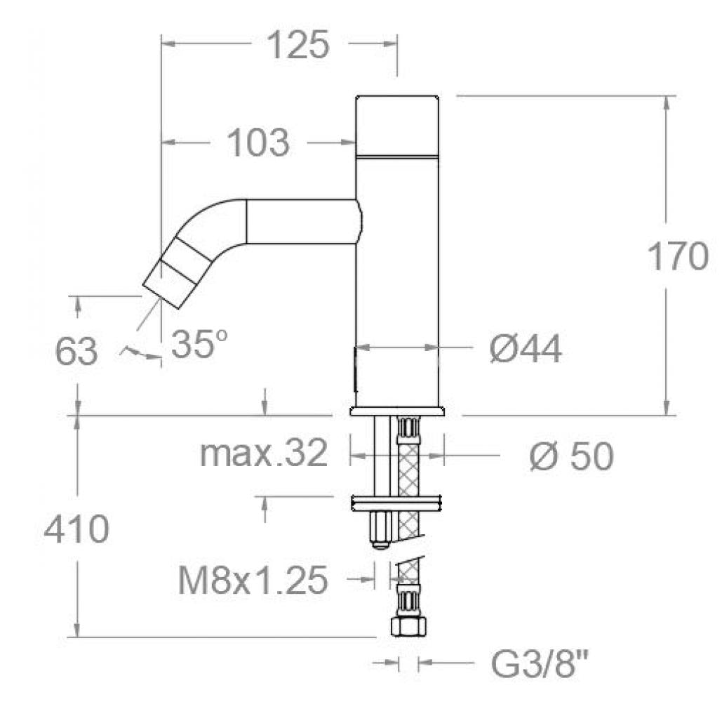 Ramon Soler - Grifo de lavabo electrónico Soltronic de un agua o premezclada cromo - BricoandPool