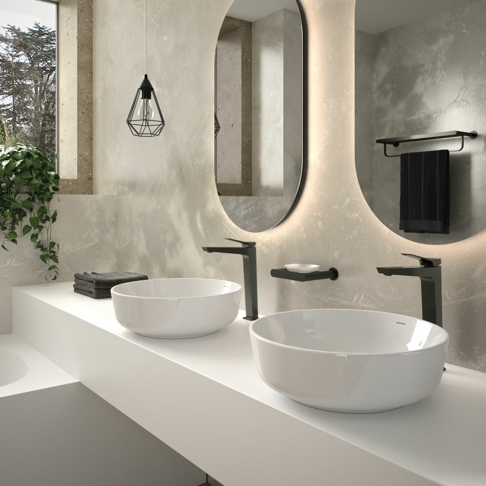 Ramon Soler - Grifo de lavabo monomando XL Prisma grafito - BricoandPool