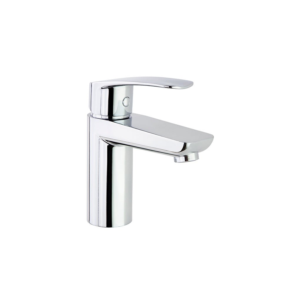 Ramon Soler - New Fly, Tool Free, monomando de lavabo, con válvula automática de inox 1¼ y S2, cromo - BricoandPool