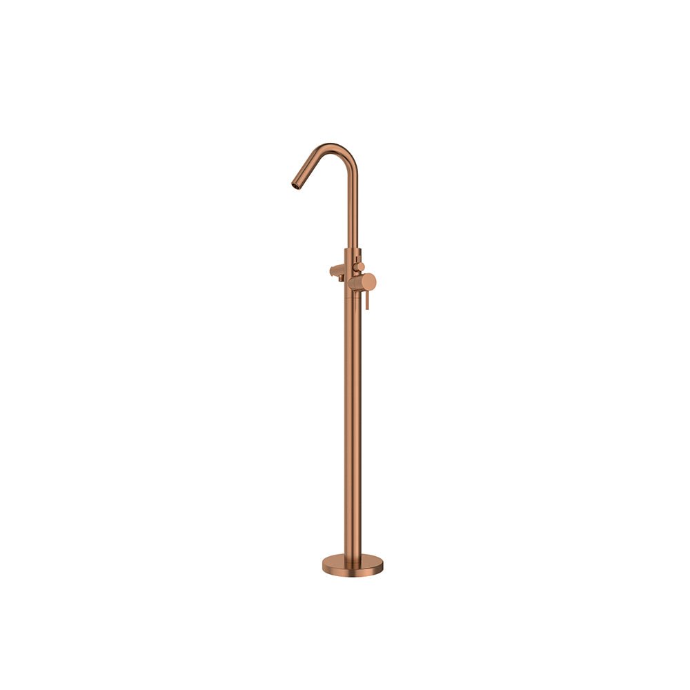 Ramon Soler - Odisea, columna monomando para bañera, cobre cepillado - BricoandPool