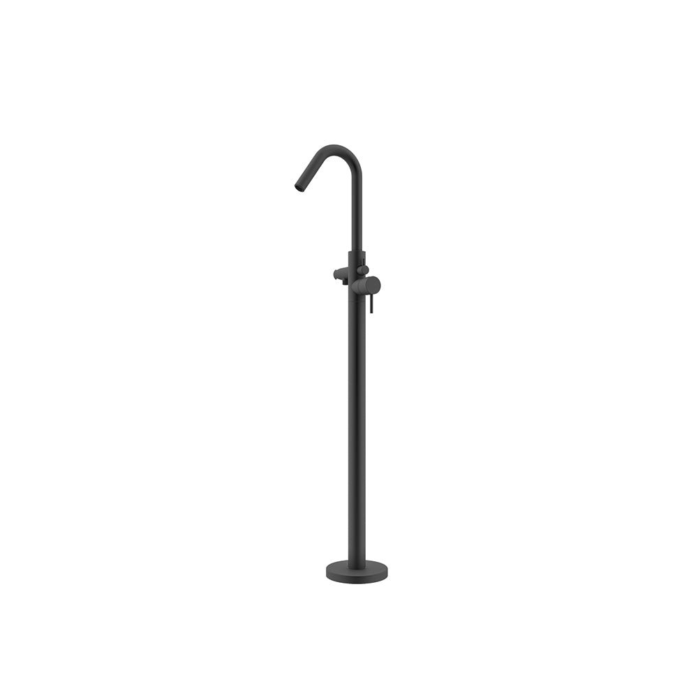 Ramon Soler - Odisea, columna monomando para bañera, negro mate - BricoandPool