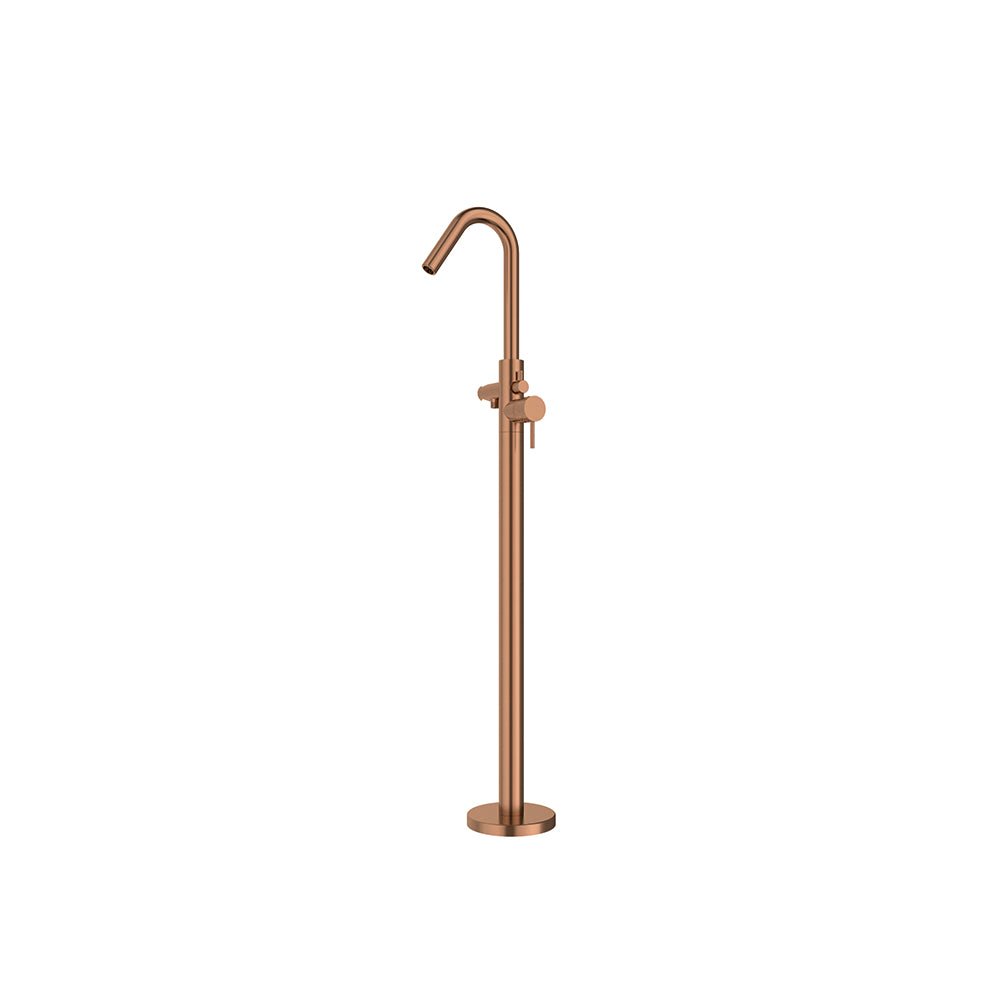 Ramon Soler - Odisea Joya, columna monomando para bañera, cobre cepillado - BricoandPool