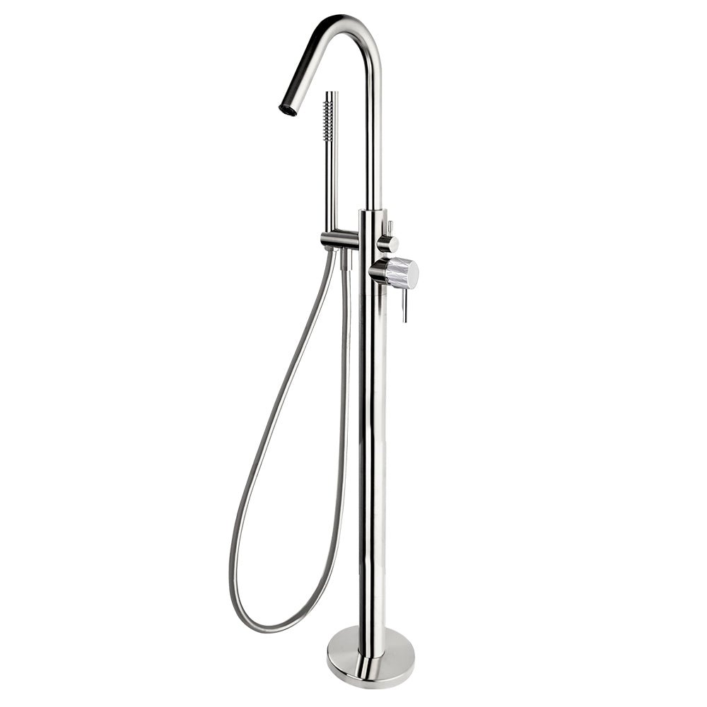 Ramon Soler - Odisea Joya, columna monomando para bañera con equipo de ducha, cromo - BricoandPool
