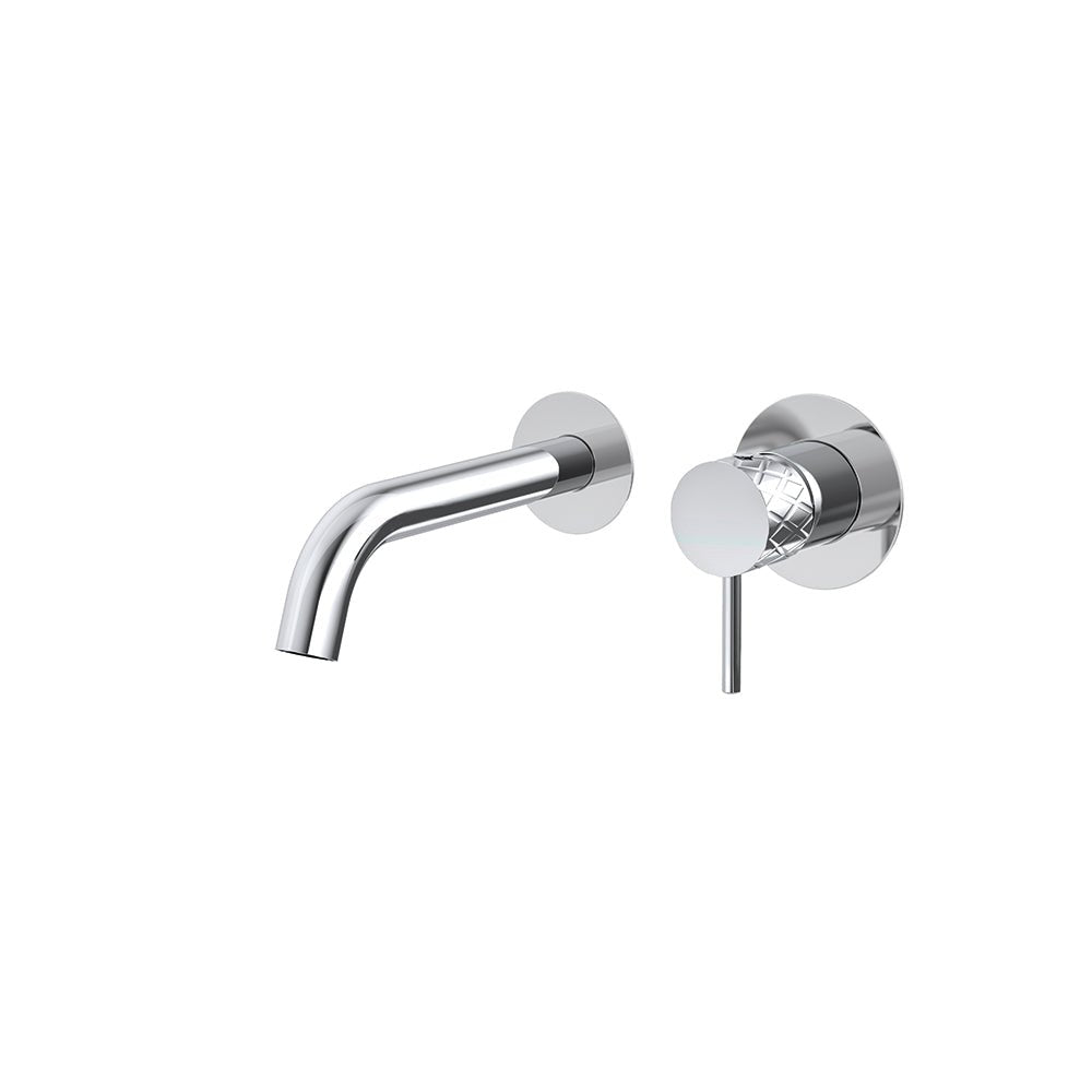 Ramon Soler - Odisea Joya, monomando de lavabo empotrado mural con caño de 19 cm, cromo - BricoandPool