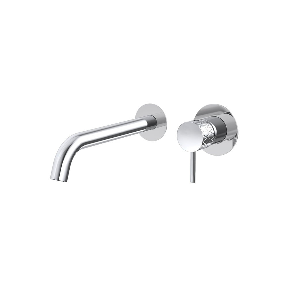 Ramon Soler - Odisea Joya, monomando de lavabo empotrado mural con caño de 24 cm, cromo - BricoandPool