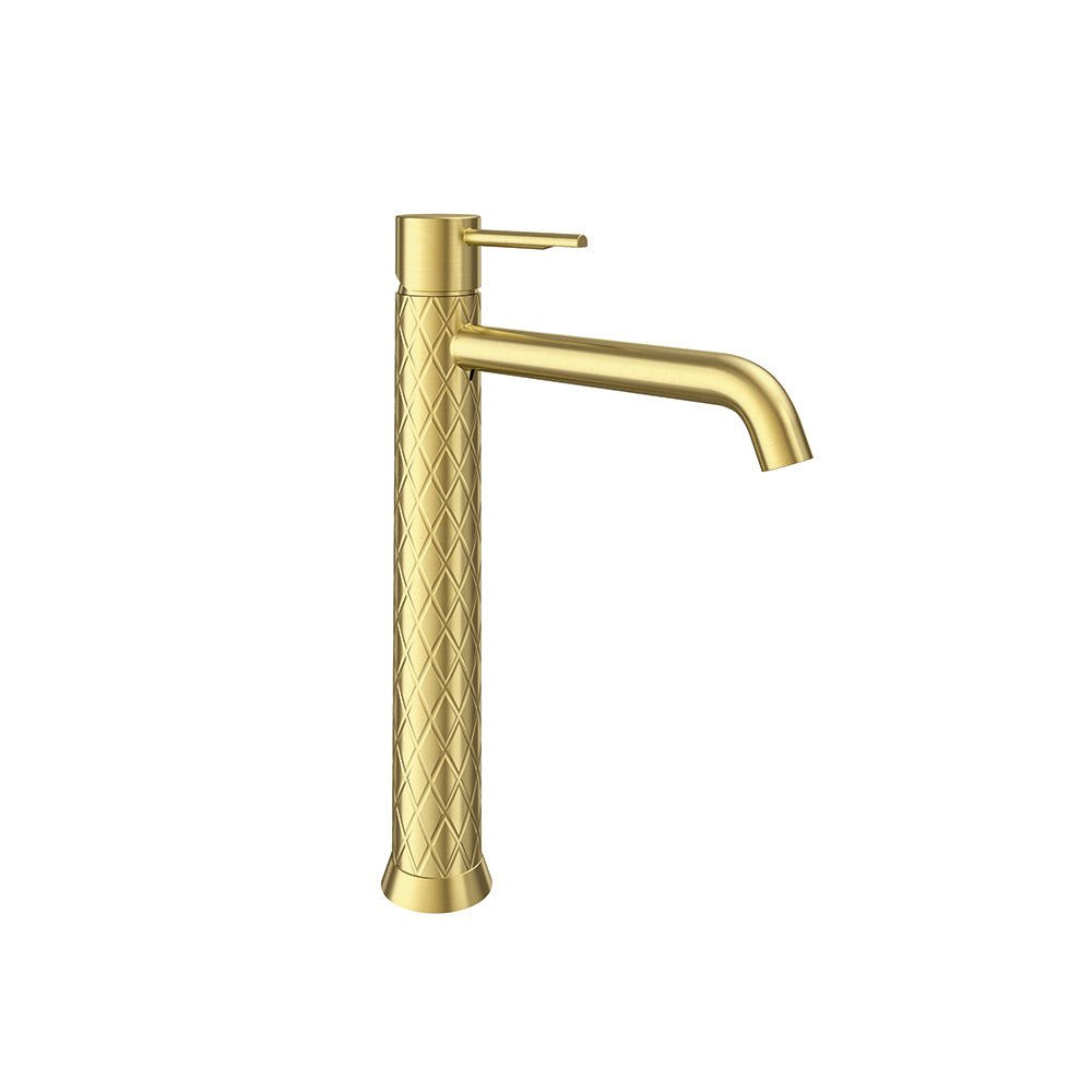 Ramon Soler - Odisea Joya, monomando de lavabo XL 5L, oro cepillado - BricoandPool