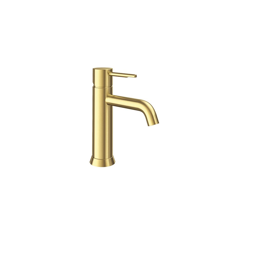 Ramon Soler - Odisea, monomando de lavabo 5L, oro cepillado - BricoandPool