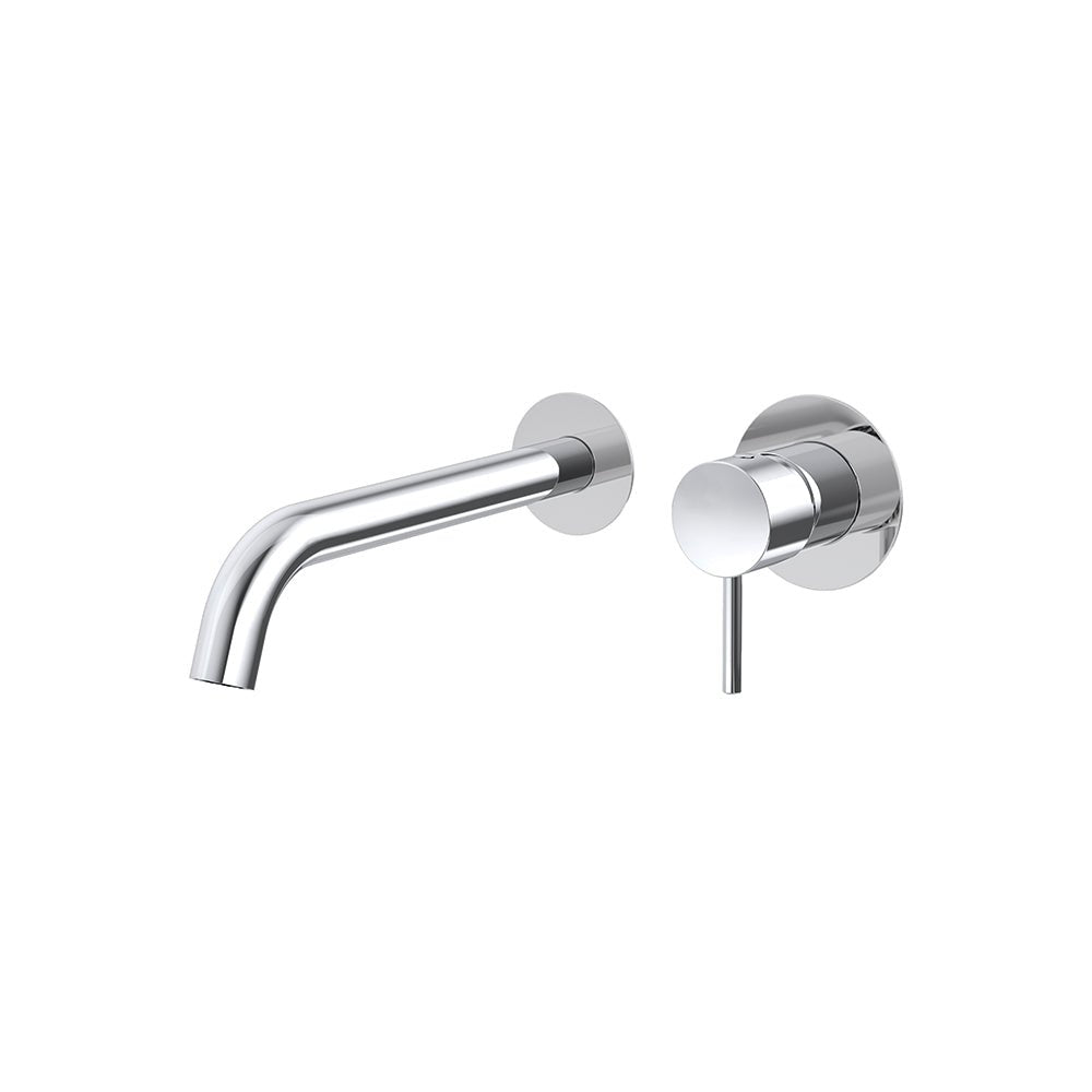 Ramon Soler - Odisea, monomando de lavabo empotrado a pared con caño de 24 cm, cromo - BricoandPool