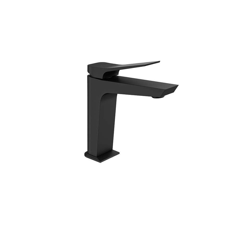 Ramon Soler - Prisma, monomando de lavabo, negro mate - BricoandPool