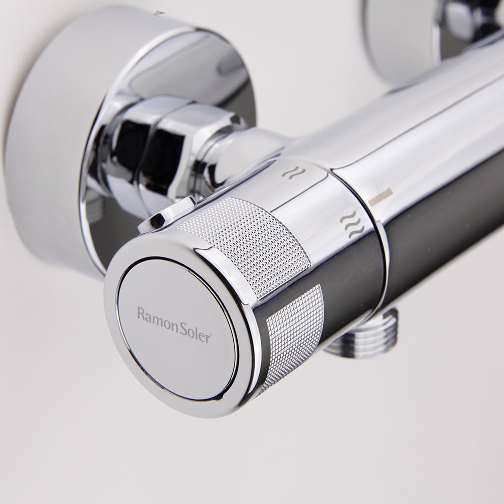 Ramon Soler - Termotech, termostático de ducha, cromo - BricoandPool