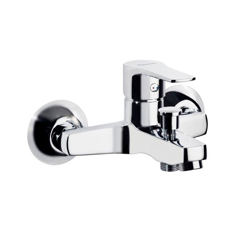 Ramon Soler - Titanium, monomando de baño - ducha, cromo - BricoandPool