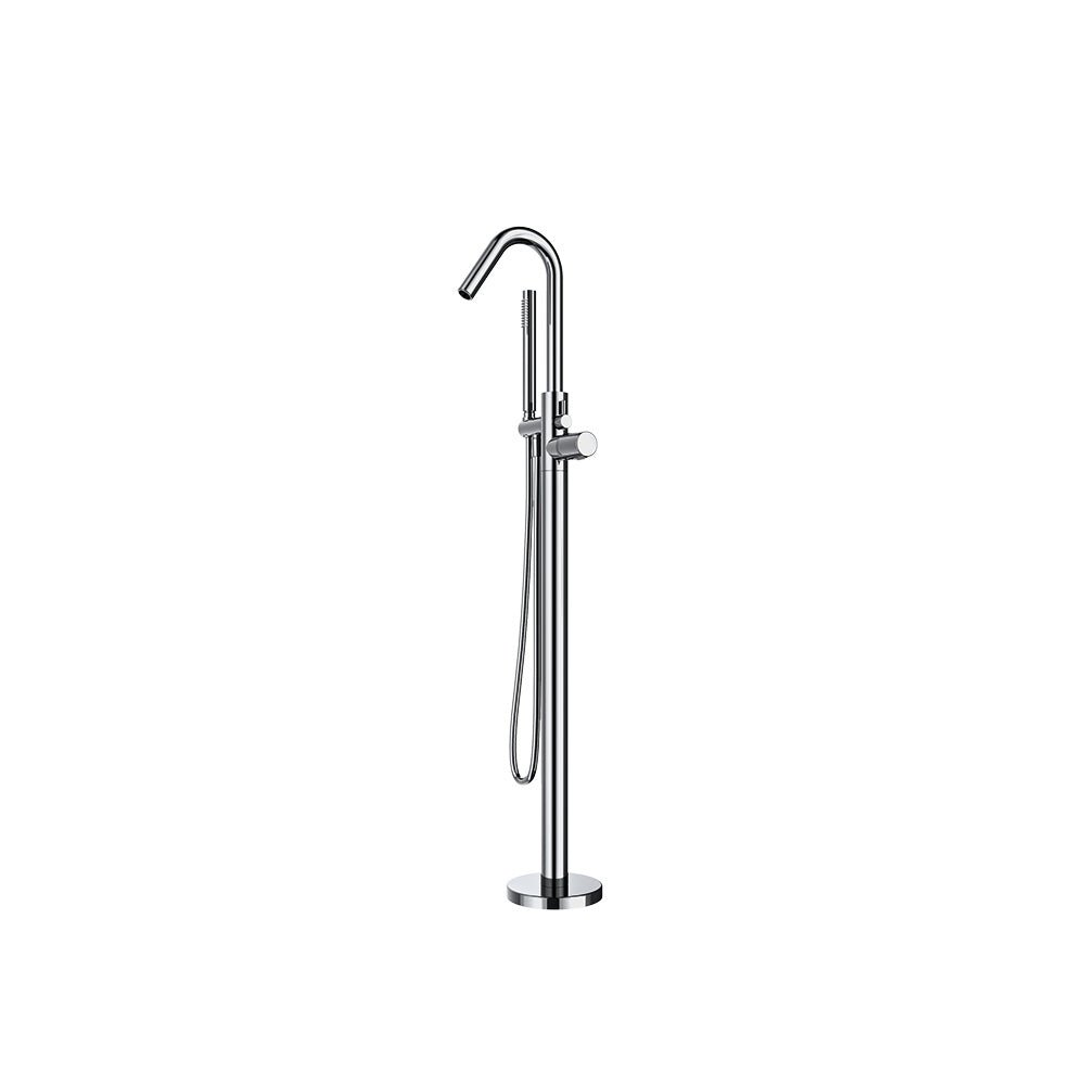 Ramon Soler - Tzar, columna monomando para bañera con equipo de ducha, cromo - BricoandPool