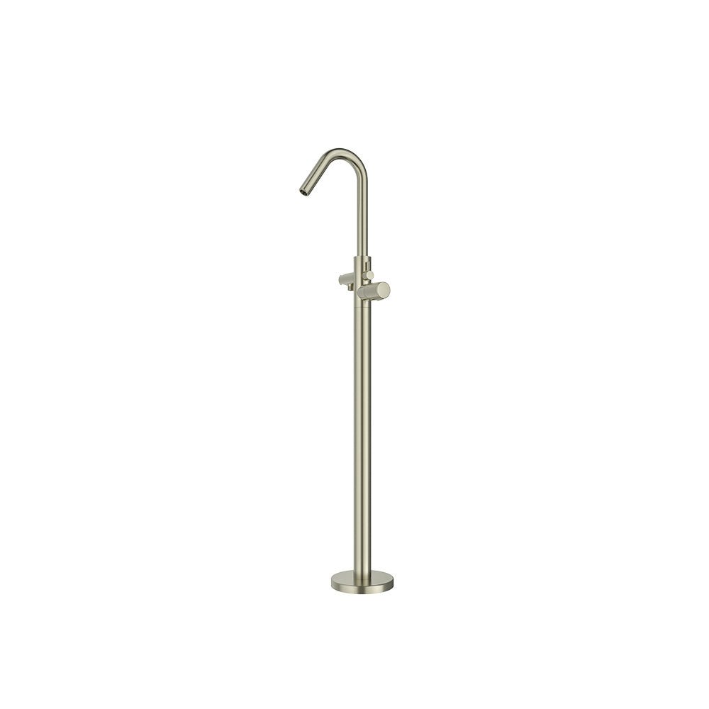 Ramon Soler - Tzar, columna monomando para bañera, níquel cepillado - BricoandPool