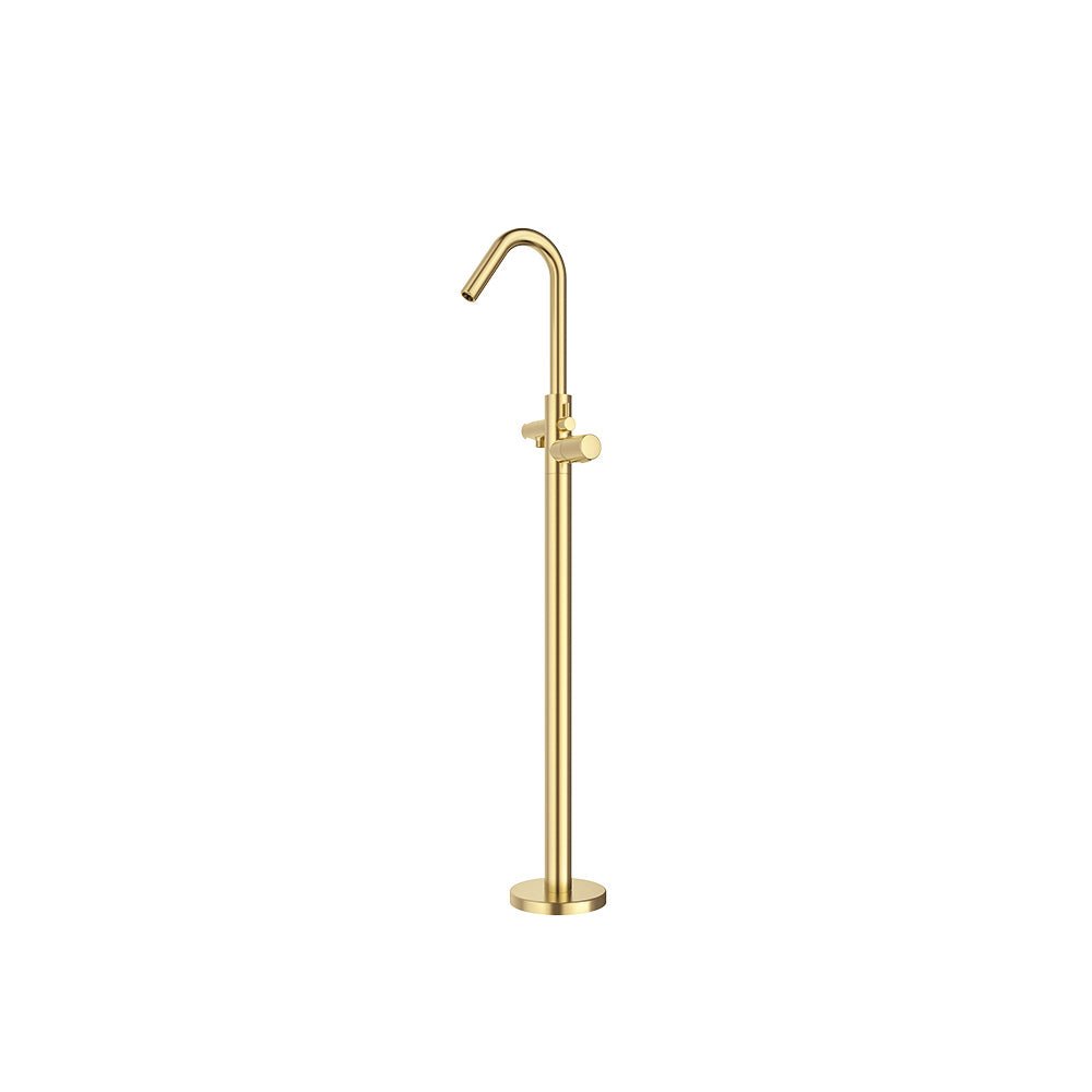Ramon Soler - Tzar, columna monomando para bañera, oro cepillado - BricoandPool