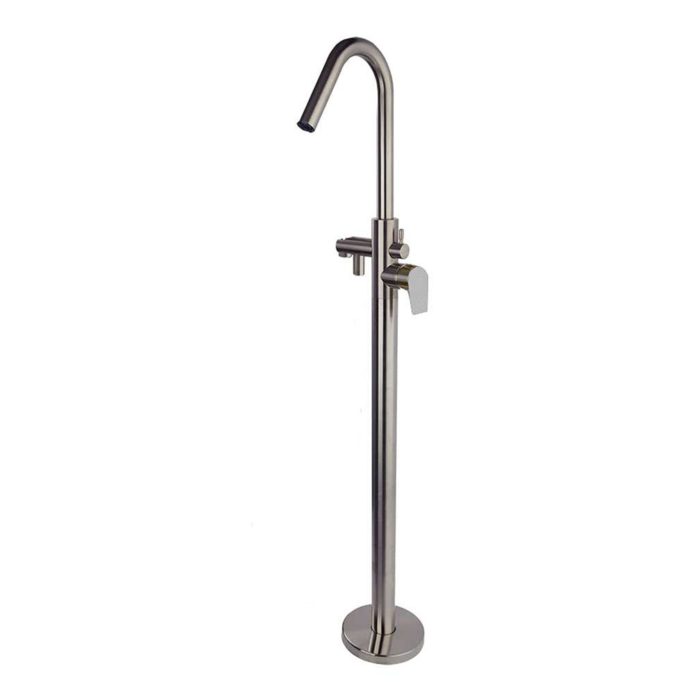 Ramon Soler - Urban Chic, columna monomando para bañera, níquel cepillado - BricoandPool