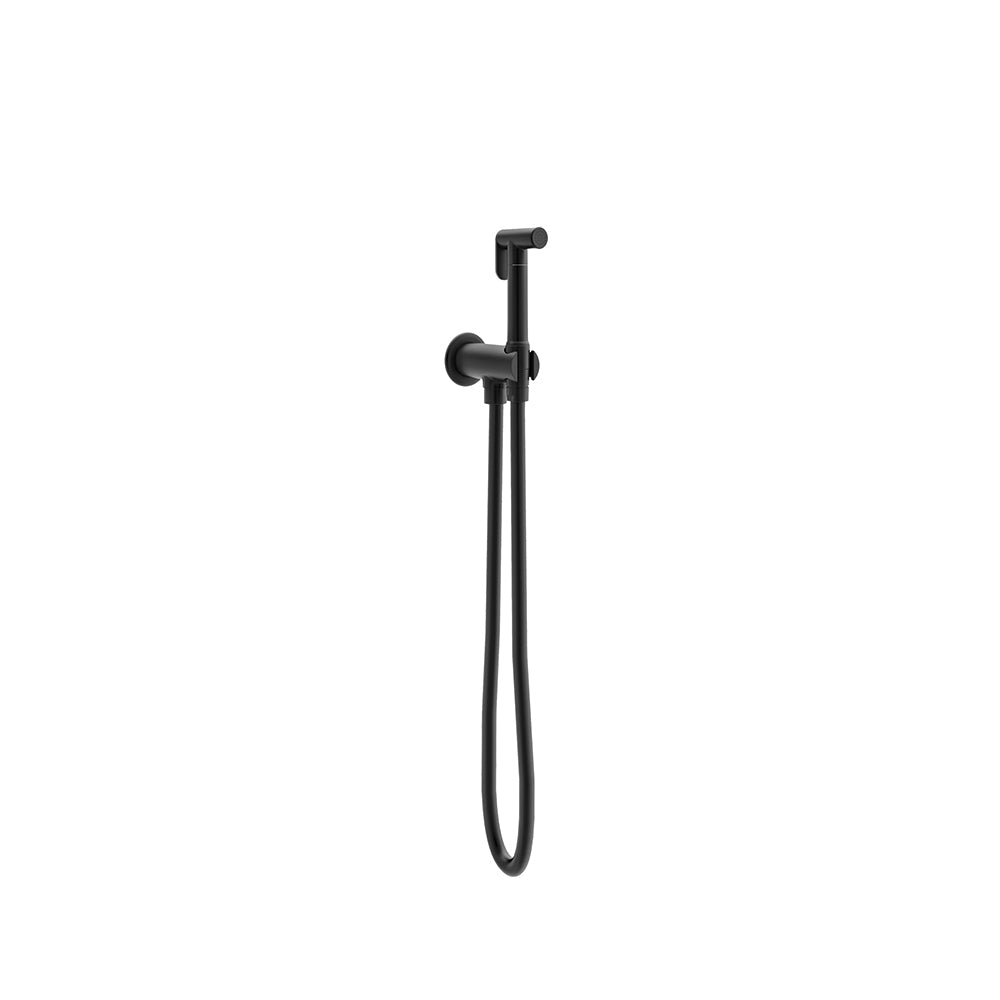 Ramon Soler - WC Magnet, conjunto de duchita para WC de una agua, negro mate - BricoandPool