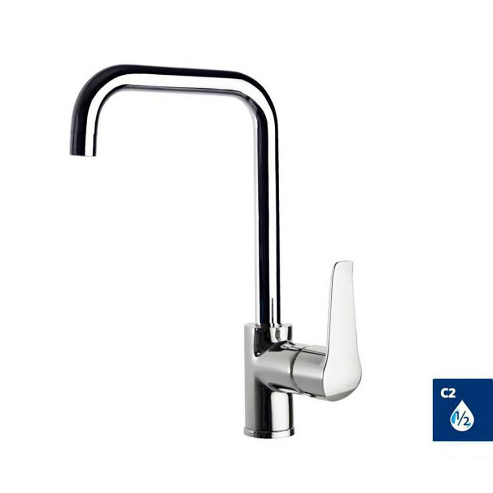 Ramon Soler - Ypsilon Plus, monomando de lavabo caño giratorio, cromo - BricoandPool
