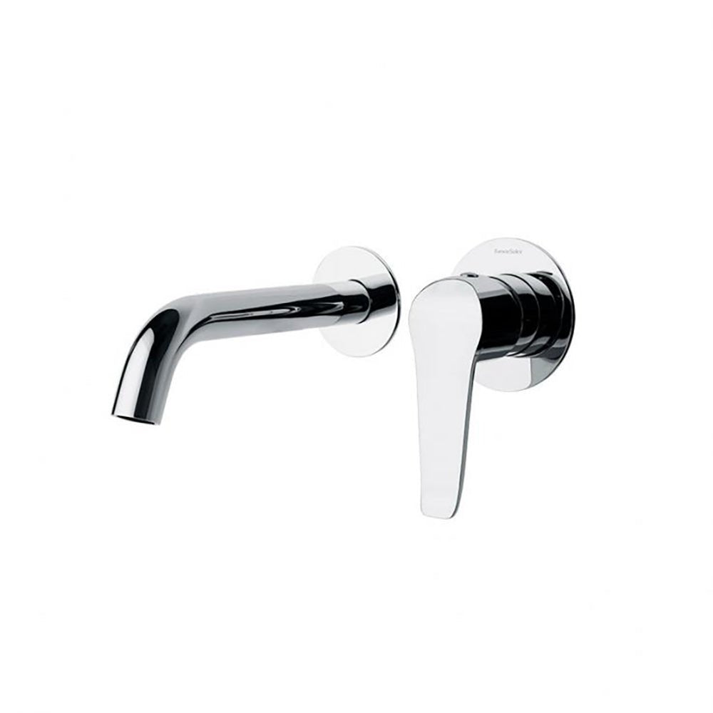 Ramon Soler - Ypsilon Plus, monomando de lavabo empotrado mural caño 19cm, cromo - BricoandPool